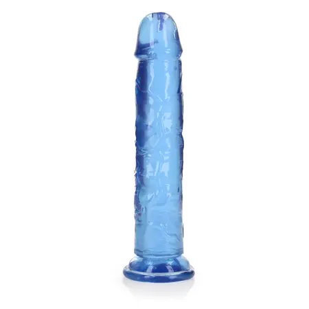 REALROCK Crystal Clear Intimna Mašina 25cm sa Usisnom Bazom Transparentna