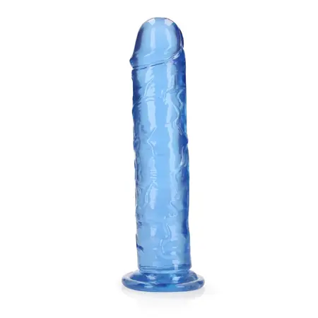 REALROCK Crystal Clear Intimna Mašina 25cm sa Usisnom Bazom Transparentna