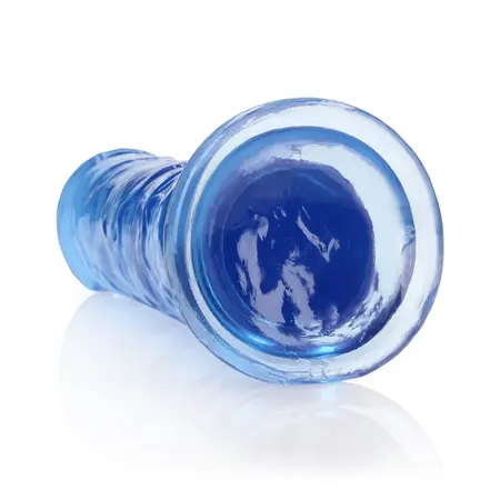 REALROCK Crystal Clear Intimna Mašina 25cm sa Usisnom Bazom Transparentna