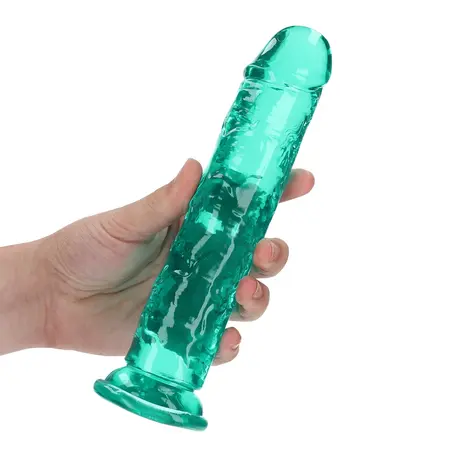 REALROCK Crystal Clear 8-inčni Intimni Model sa Usisnom Čašicom Transparentan