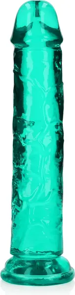 REALROCK Crystal Clear 8-inčni Intimni Model sa Usisnom Čašicom Transparentan