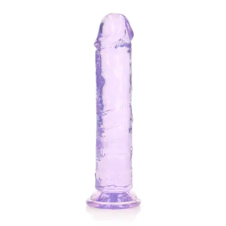 RealRock Crystal Clear Intimni Model 8.7'' sa Usisnom Čašicom Transparentan