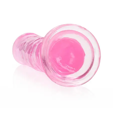 REALROCK Crystal Clear Intimni Model 22 cm sa Usisnom Čašicom Transparentan