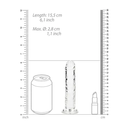 REALROCK Crystal Clear Model 6'' Intimni Sistem sa Usisnom Bazom
