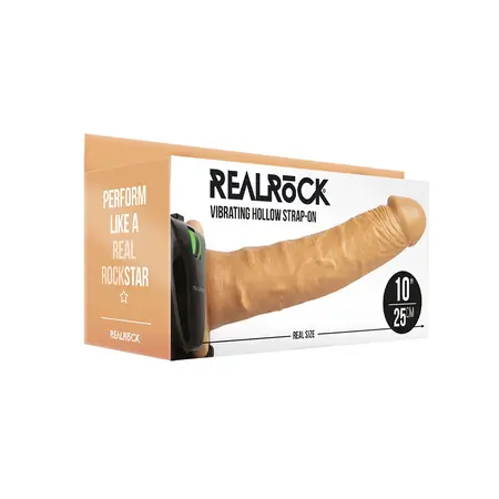RealRock Vibrating Hollow Strap-On 24.5 cm Podesivi Intimni Sistem