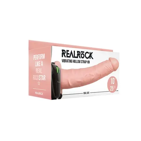 RealRock Vibrating Hollow Strap-On 24.5cm Podesivi Intimni Sistem