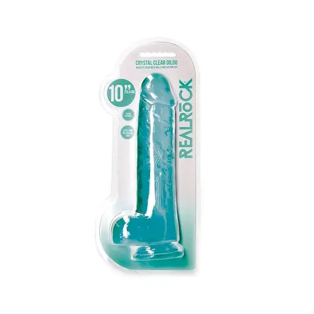 REALROCK Crystal Clear Intimate System 28cm Suction Cup Transparent