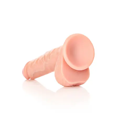 RealRock Intimate Machine 18 cm with Balls & Suction Cup, Beige