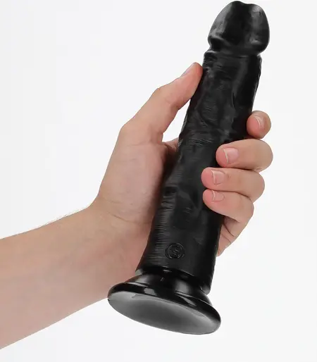 RealRock Zakrivljeni model sa usisnom čašicom 20.5 cm - Prirodni finiš