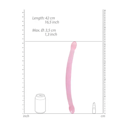 REALROCK Crystal Clear Double-Ended Model 42 cm Transparent Design