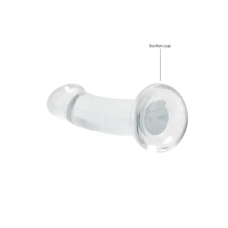 REALROCK Crystal Clear Model 7 - Nerealistični Intimni Uređaj sa Usisnom Čašom 17 cm