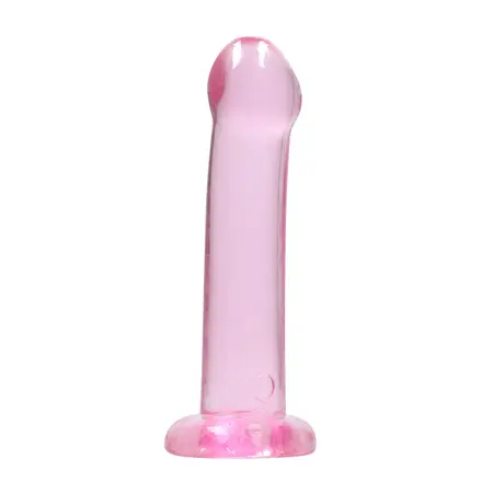 REALROCK Crystal Clear Intimna Mašina 17 cm sa Usisnom Čašom Transparentna