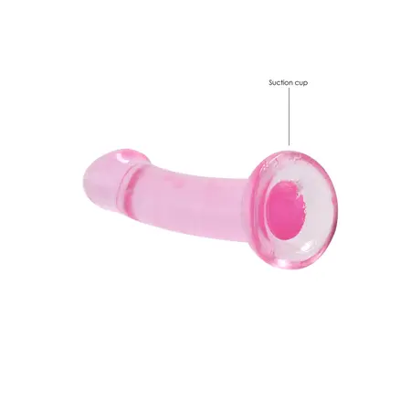 REALROCK Crystal Clear Intimna Mašina 17 cm sa Usisnom Čašom Transparentna