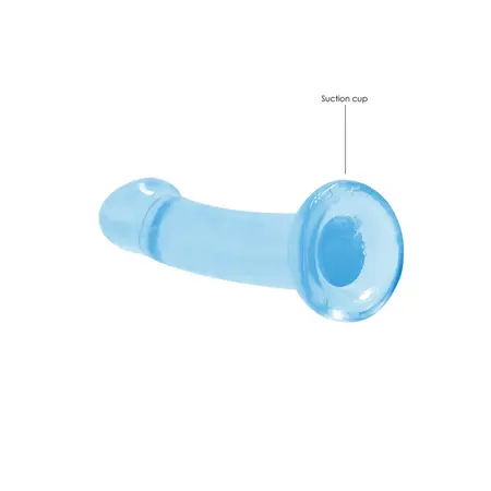 RealRock Crystal Clear 17 cm Model sa Usisnom Čašom - Transparentni Dizajn