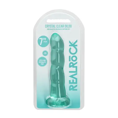 REALROCK Crystal Clear Model 7 Intimni Uređaj sa Usisnom Čašom 17 cm