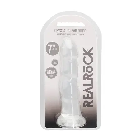 RealRock Crystal Clear Intimni Model 17 cm sa Bazom sa Usisnom Čašom