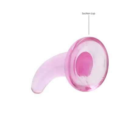 REALROCK Crystal Clear Model 5 - Transparentni Intimni Uređaj sa Usisnom Čašom 11.5 cm