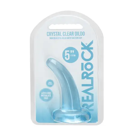 RealRock Crystal Clear Model 5 Intimate Machine with Suction Cup 11.5cm