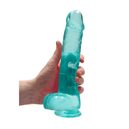 REALROCK Crystal Clear Model with Base 25cm - Transparent, Suction Cup