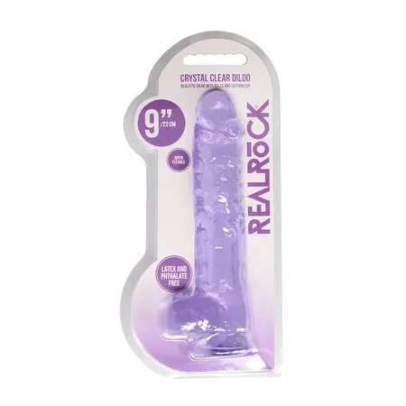 REALROCK Crystal Clear Model 9 - Transparentni Anatomski Sistem 23 cm