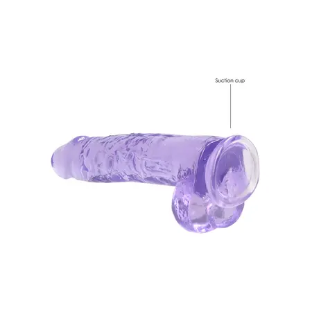 REALROCK Crystal Clear Model 9 - Transparentni Anatomski Sistem 23 cm