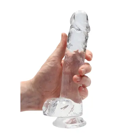 REALROCK Crystal Clear Intimate System with Suction Cup 21 cm Transparent