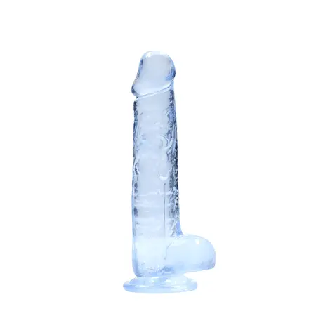 REALROCK Crystal Clear Intimni Sistem sa Usisnom Čašom 21 cm Transparentni