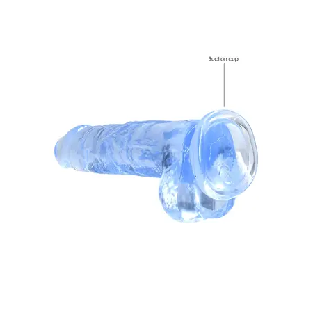REALROCK Crystal Clear Intimni Sistem sa Usisnom Čašom 21 cm Transparentni