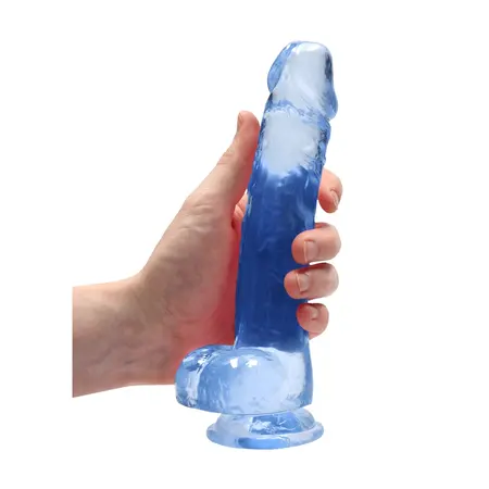 REALROCK Crystal Clear Intimni Sistem sa Usisnom Čašom 21 cm Transparentni