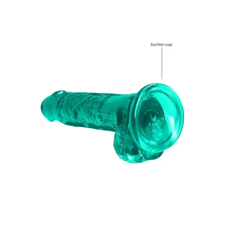 REALROCK Crystal Clear 19cm Anatomski Model sa Usisnom Čašom