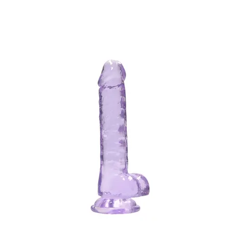 REALROCK Crystal Clear 7in Anatomski Model sa Usisnom Čašom Transparentni