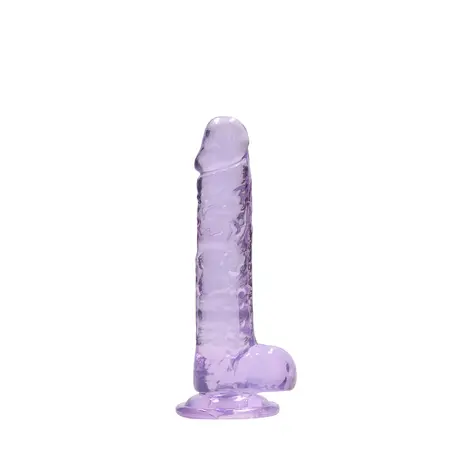 REALROCK Crystal Clear 7in Anatomski Model sa Usisnom Čašom Transparentni