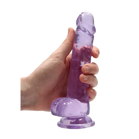 REALROCK Crystal Clear 7in Anatomski Model sa Usisnom Čašom Transparentni