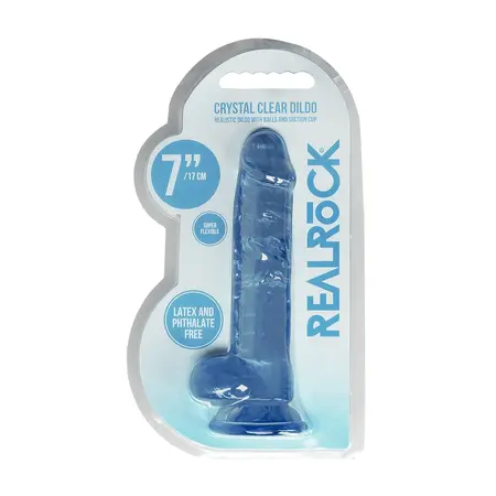 REALROCK Crystal Clear Model 7 Usisna Čaša Intimna Mašina 19cm