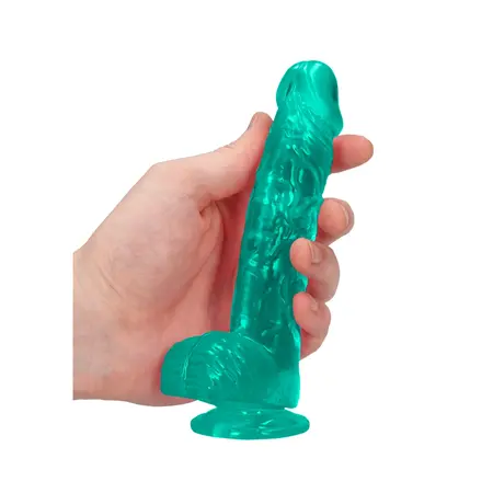 REALROCK Crystal Clear Model 6 sa Usisnom Čašom 17cm Transparentan