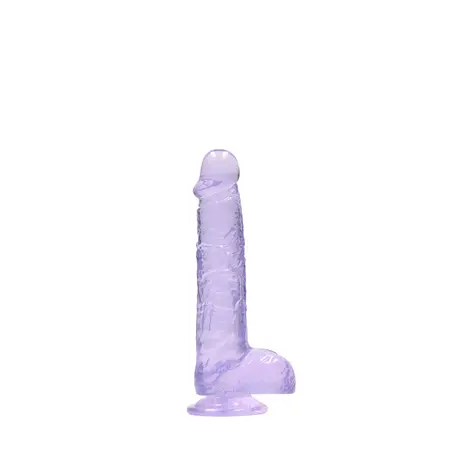 REALROCK Crystal Clear 17cm Intimna Mašina sa Čvrstom Usisnom Bazom