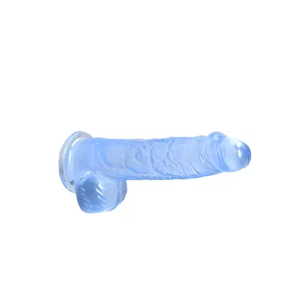 RealRock Crystal Clear 17cm Model sa Usisnom Čašom i Anatomskim Oblikom