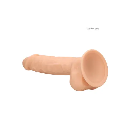 REALROCK ULTRA Silicone Model Dvostruke Gustine sa Bazom 23 cm Boja Mesa