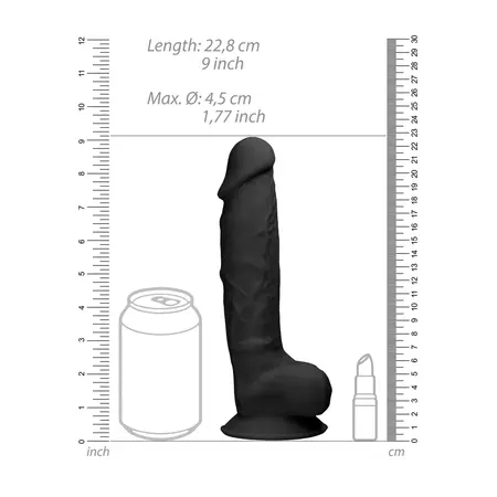 REALROCK ULTRA Silicone Model 23cm Dual Density with Suction Cup - Flesh
