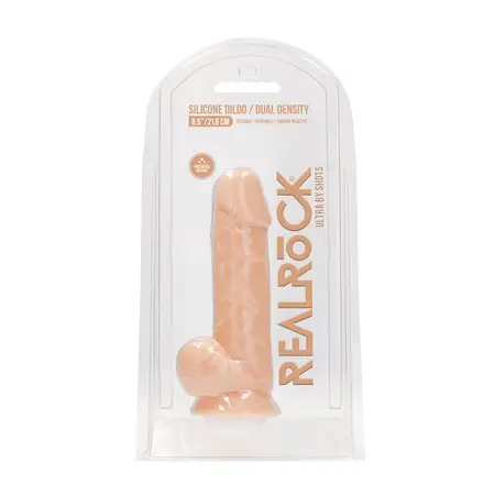 REALROCK ULTRA Silicone Model 21.6cm Dual Density Suction Cup Flesh