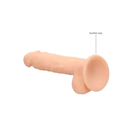 REALROCK Ultra Silicone Intimate Machine with Balls 18cm Black