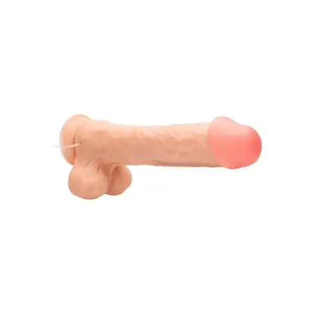 RealRock Vibrating Silicone Intimate Device with Suction Cup 28 cm Beige