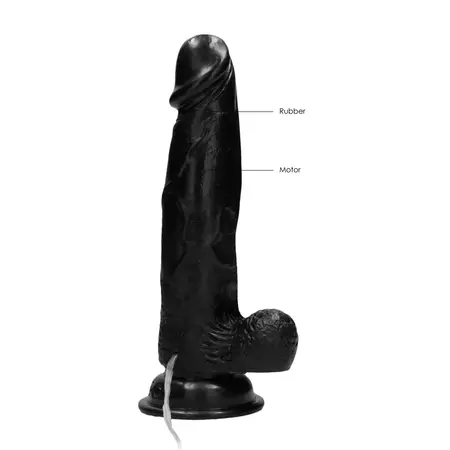 RealRock Vibrating Anatomski Model 20 cm sa Vakumskom Podlogom - Bež