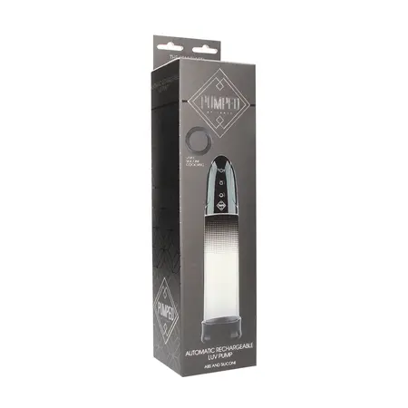 LuvPump Automatski Punjivi Intimni Vakum Sistem 20cm Silikon Crni