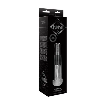 Shots Toys Automatski Cyber Pump Vakum Sistem 3 Brzine Crni 29.5cm