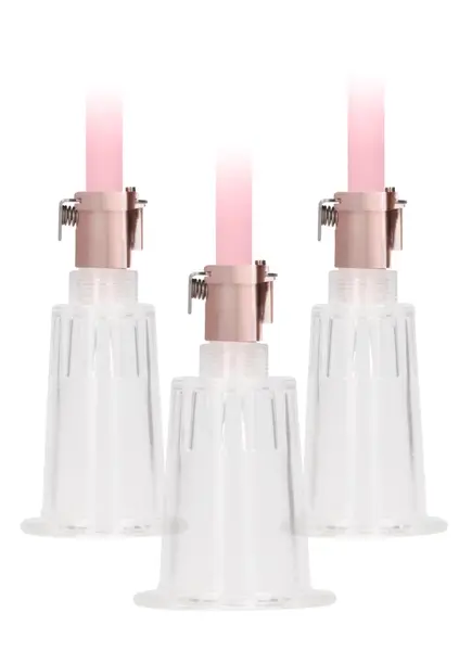 Shots Pumped Intimni Stimulacioni Pump Set Medium-Large, 3 Čaše