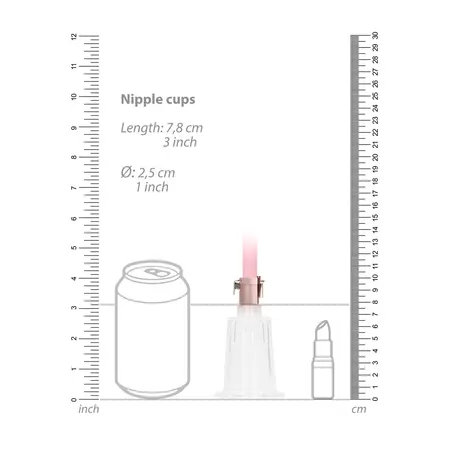Shots Pumped Intimni Stimulacioni Pump Set Medium-Large, 3 Čaše