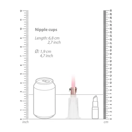 EasyToys Klitoralni i Bradavični Usisni Sistem Medium - 3-delnii Pump Set