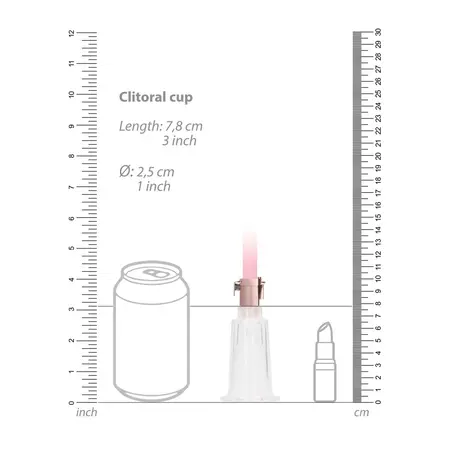 EasyToys Klitoralni i Bradavični Usisni Sistem Medium - 3-delnii Pump Set