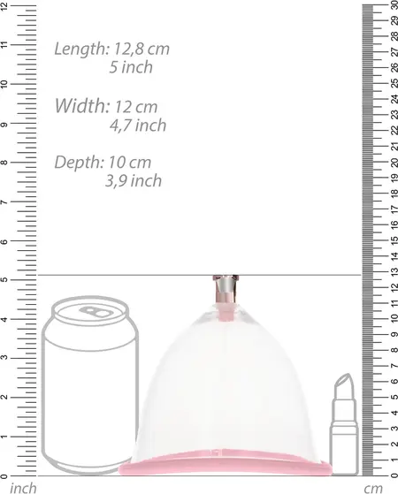 Shots Pumped Set za Pumpanje Grudi Srednji - Podesivi Vakuum Sistem